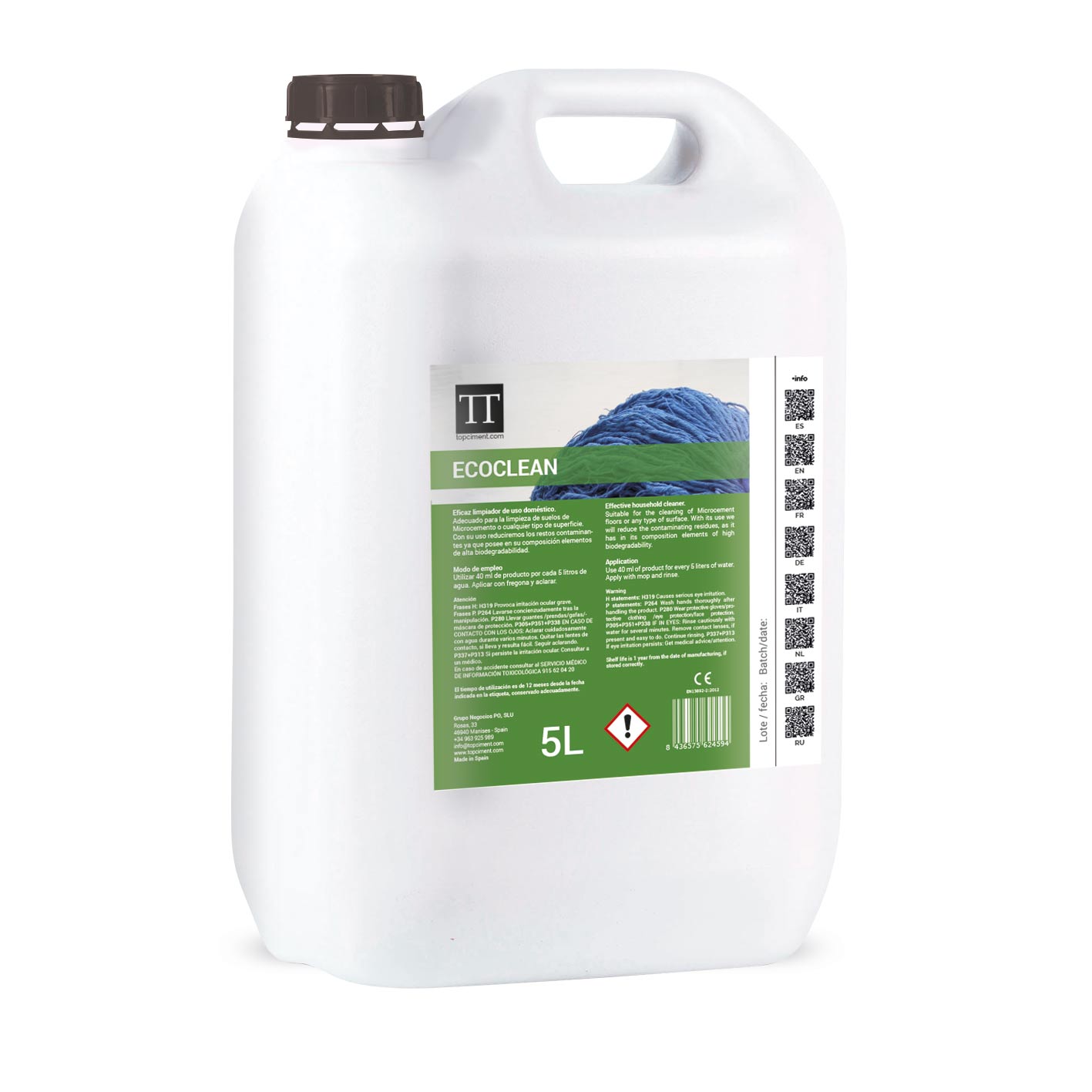 Ecoclean Rengøring 1 liter